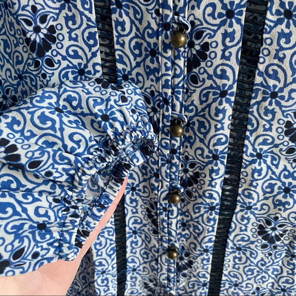 Veronica Beard Crimson Boho Blouse - Picture 5 of 7